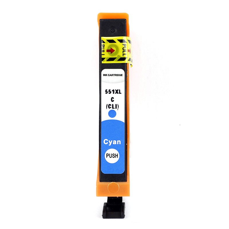 Cartus compatibil CLI-551XL Cyan pentru imprimante Canon - imagine 5